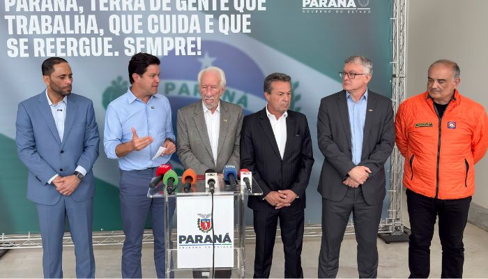 Foto: Roberto Dziura Jr/AEN Estado prepara plano de retomada econômica para Rio Bonito do Iguaçu após tornado